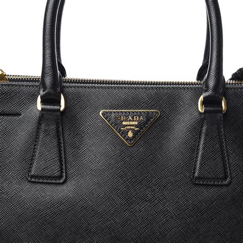 prada bags black face|PRADA Saffiano Small Galleria Double Zip Tote Black .